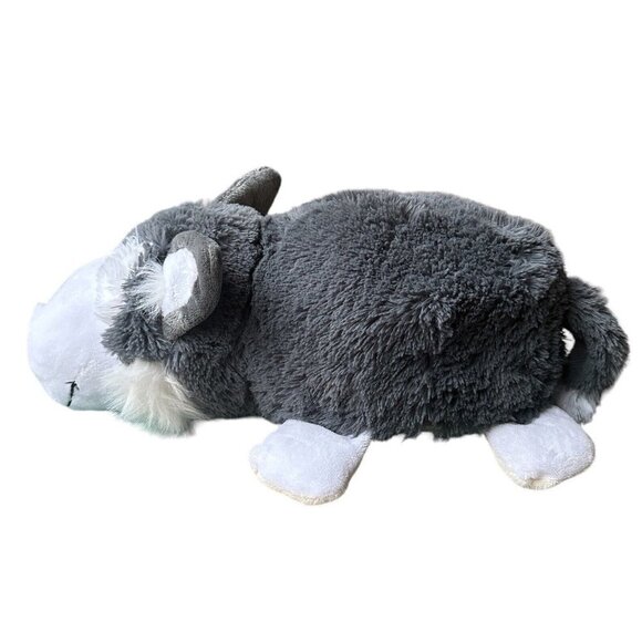 FlipaZoo Plush 2 in 1 Pet Polar Bear Poppi Husky Asher Stuffed Animal  20"  Long - Picture 3 of 12